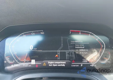 2021 BMW 330I xDrive z USA, uszkodzony, nr VIN 3MW5R7J0XM8B47891